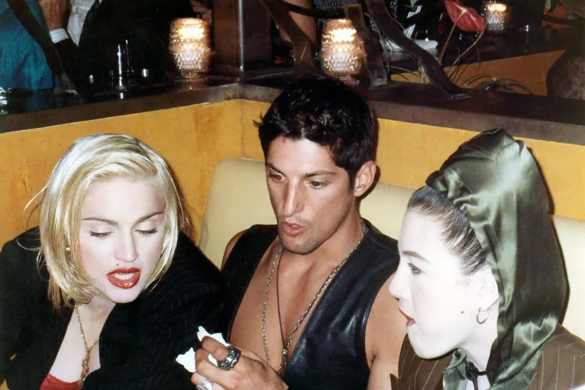 Madonna at a Los Angeles benefit event in September 1990